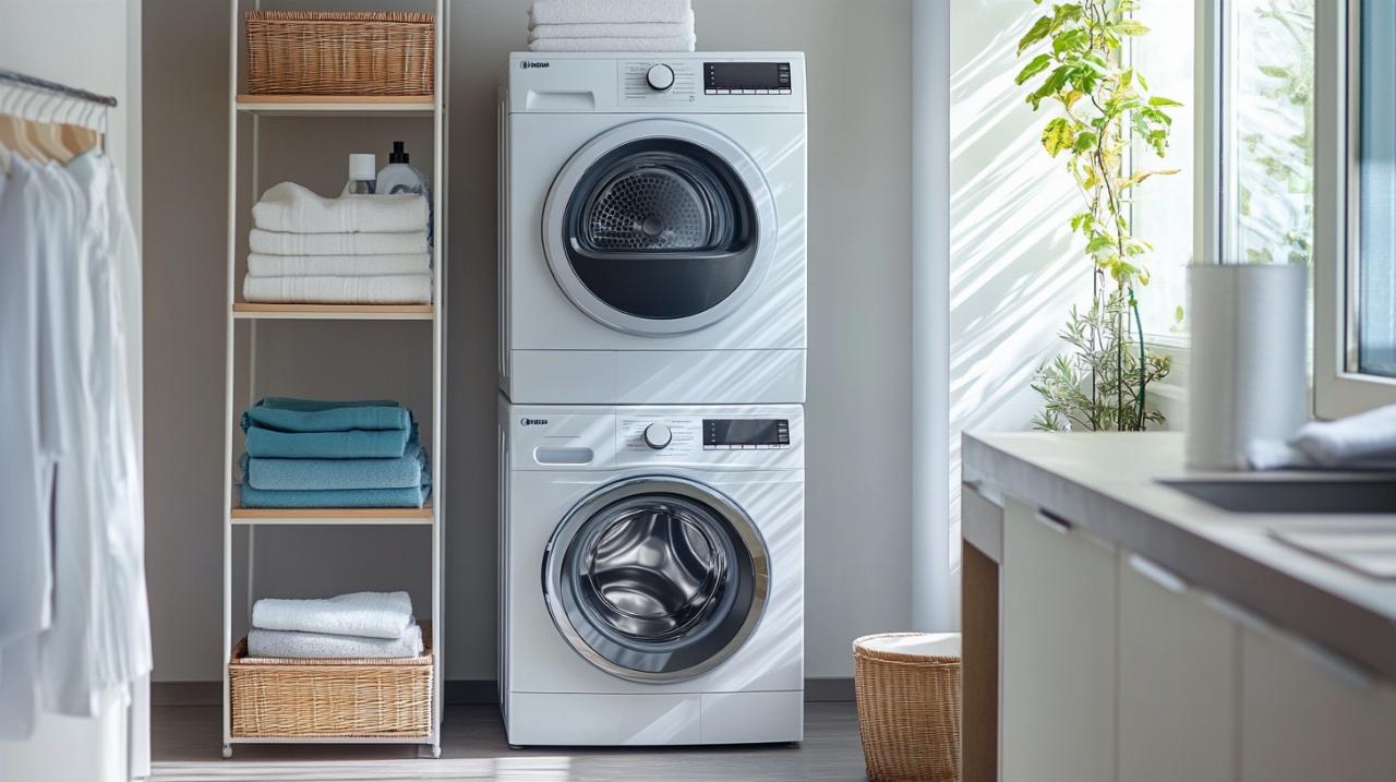 ¿Vale la pena un kit de superposición lavadora y secadora? Pros y contras de optimizar tu espacio de lavandería